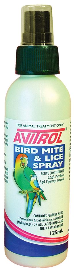 AVITROL BIRD MITE & LICE SPRAY 125ML