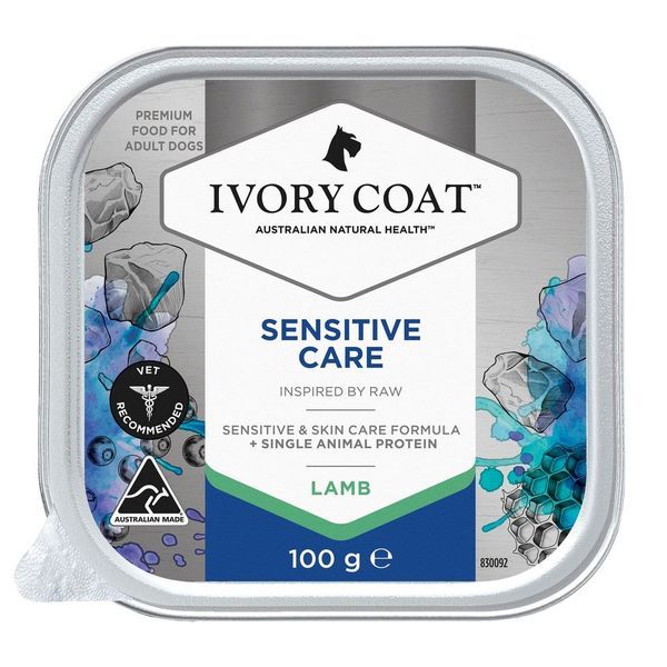 IVORY COAT INSPIRED BY RAW DOG SENSITIVE CARE 100G 9PK(OM9)