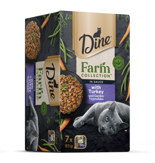 DINE FARM COLLECTION TURKEY WITH GARDEN VEGETABLES 85G 7PK
