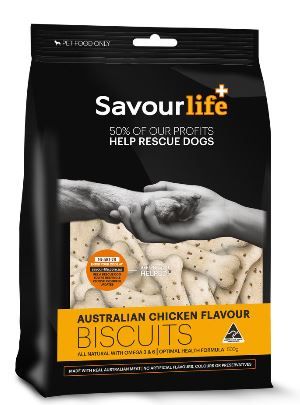 SAVOURLIFE AUSTRALIAN CHICKEN FLAVOUR BISCUIT 500G