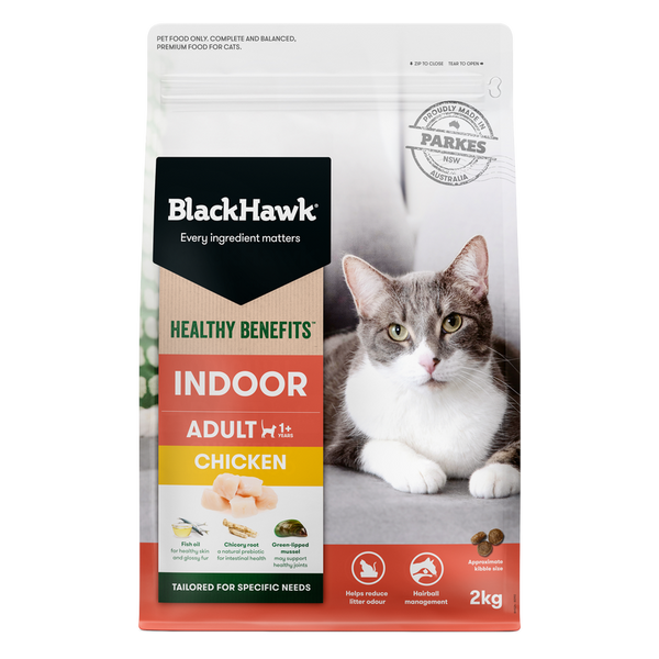 BLACK HAWK CAT HEALTHY BENEFITS INDOOR CHKN 2KG