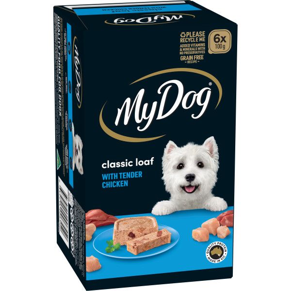 MY DOG WET CHICKEN SUPREME SVMS 100G 1X6PK