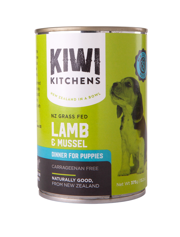 KIWI KITCHENS PUPPY LAMB & MUSSEL 375G 9PK(OM9)