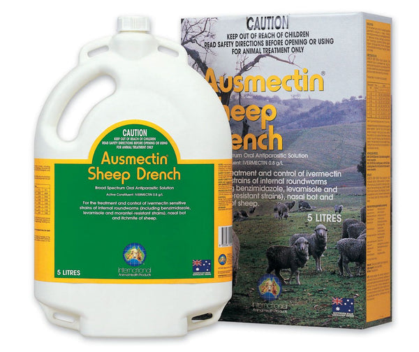 IAH AUSMECTIN SHEEP DRENCH ORAL 5L