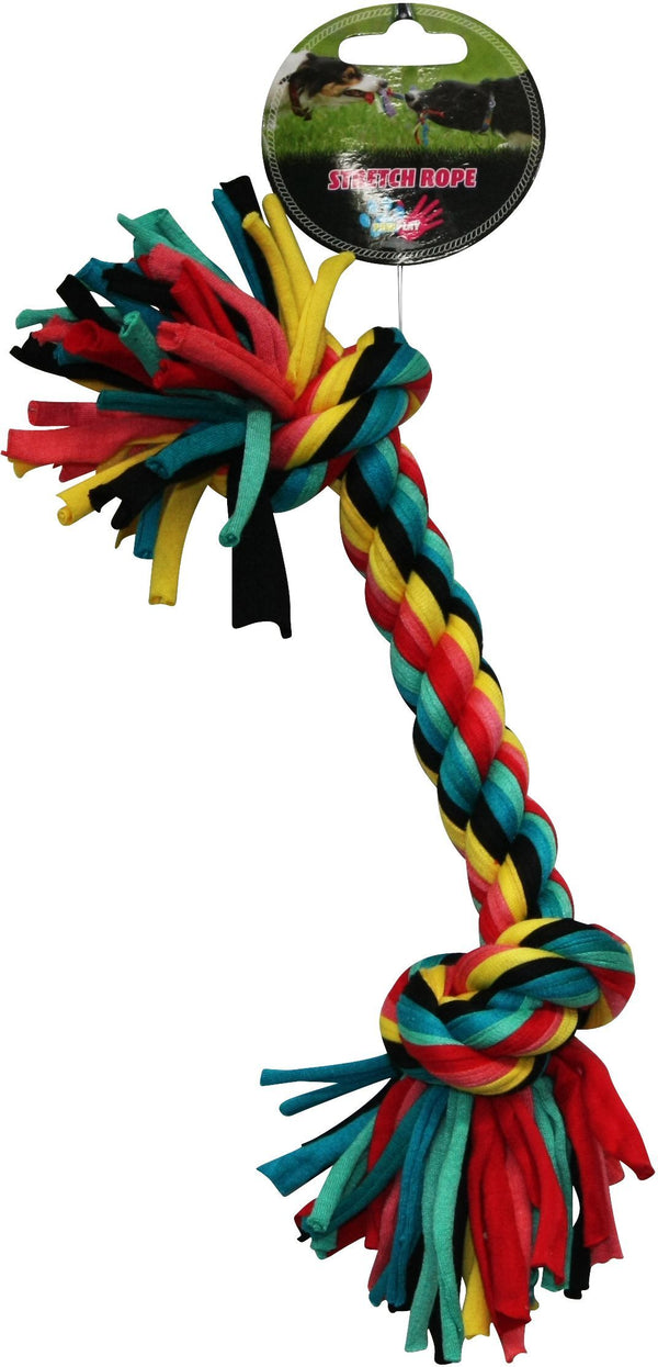PAW PLAY ROPE STRETCH TOY 31CM