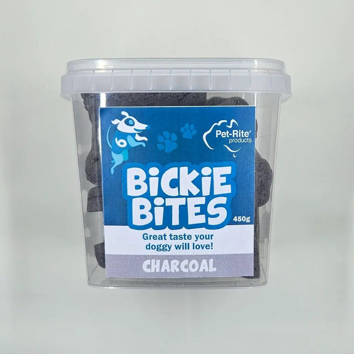 PETRITE BICKIE BITES CHARCOAL 450G TUB – Pet Bites