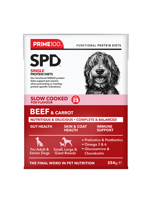 PRIME SPD SLOW COOKED BEEF & CARROT 354G 12PK (OM12)
