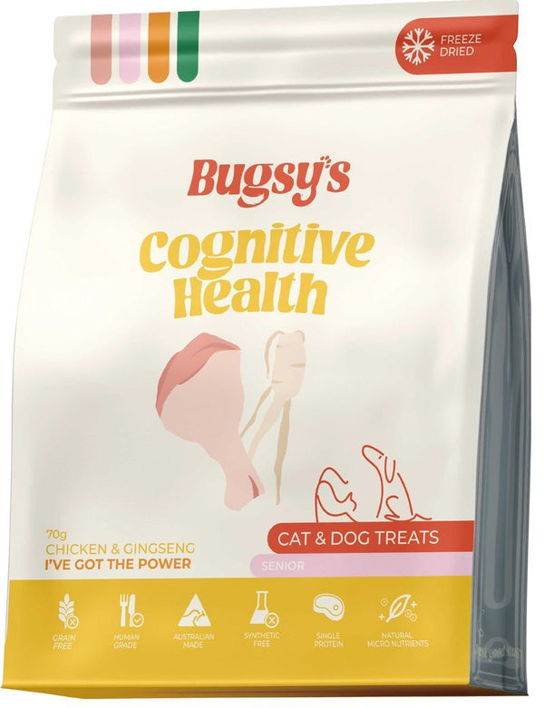 BUGSYS FREEZE DRIED COGNITIVE HEALTH 70G