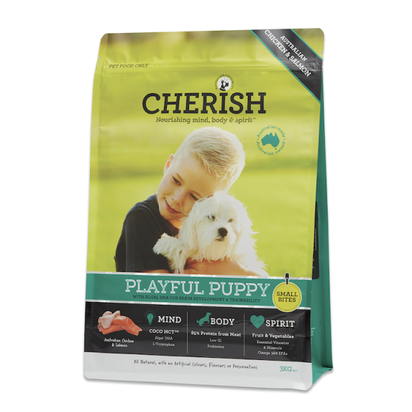 CHERISH PLAYFUL PUPPY SMALL BITES 3KG
