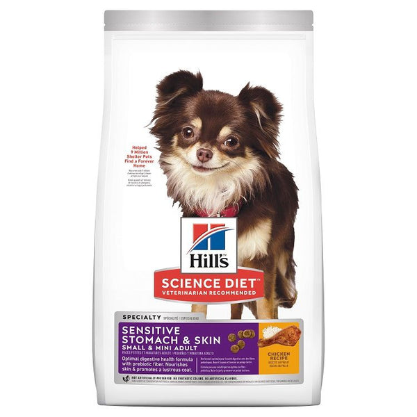 HILLS DOG ADULT SENSITIVE STOM & SKIN SMALL & MINI 1.8KG