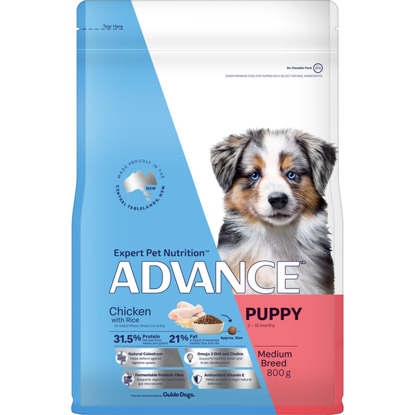 ADVANCE DOG PUPPY MEDIUM BREED 800G