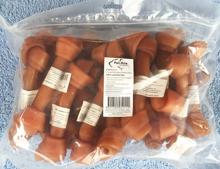 PETRITE TASTY CHEW BONE 20PCE CHICKEN 6