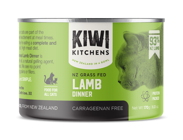 KIWI KITCHENS CAT LAMB 170G 18PK (OM18)