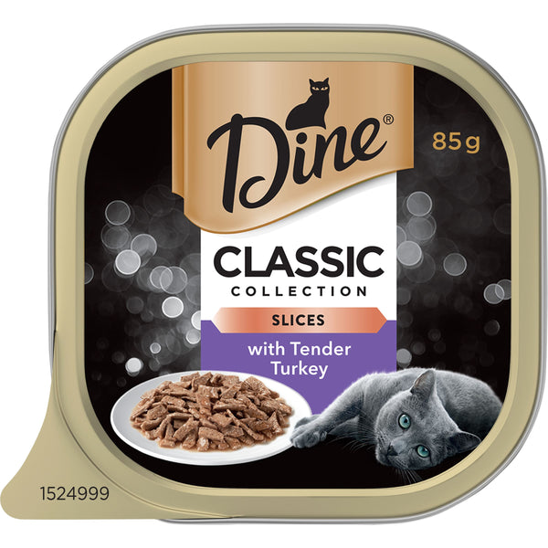 DINE WET TURKEY IN A DELICIOUS GRAVY 85G 14PK(OM14)
