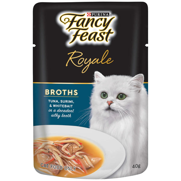 FANCY FEAST ROYALE TUNA SURIMI & WBAIT BRT 40G 4X12PK (OM48)
