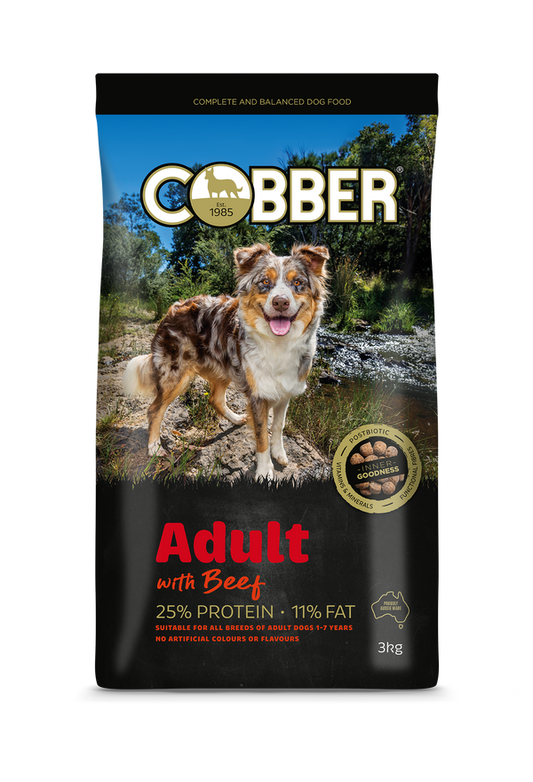 COBBER ADULT WITH BEEF 3KG