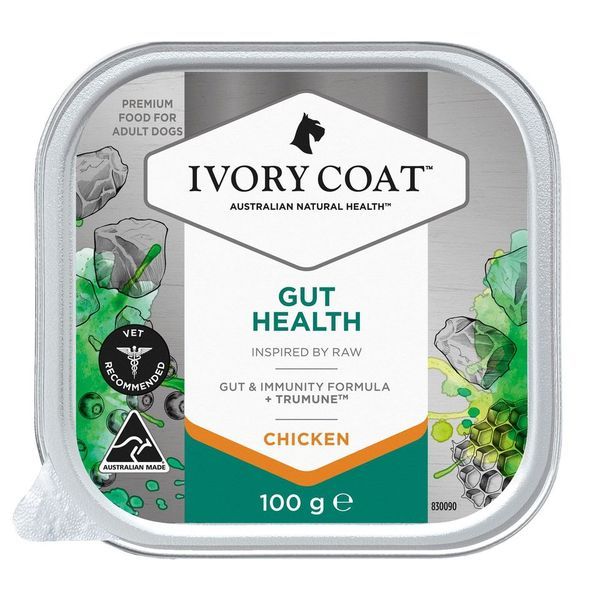 IVORY COAT INSPIRED BY RAW DOG GUT HEALTH 100G 9PK(OM9)