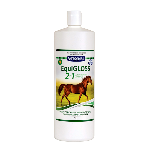 VETSENSE EQUIGLOSS 2 IN 1 1L