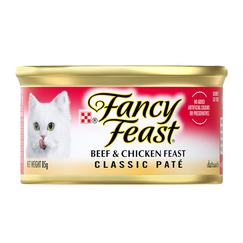 FANCY FEAST CLASSIC PATE BEEF & CHICKEN 85G 24PK (OM24)