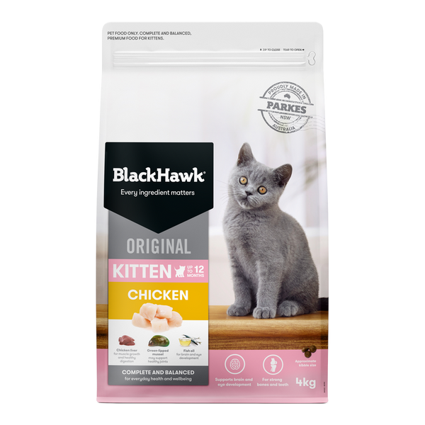 BLACK HAWK KITTEN CHICKEN 4KG