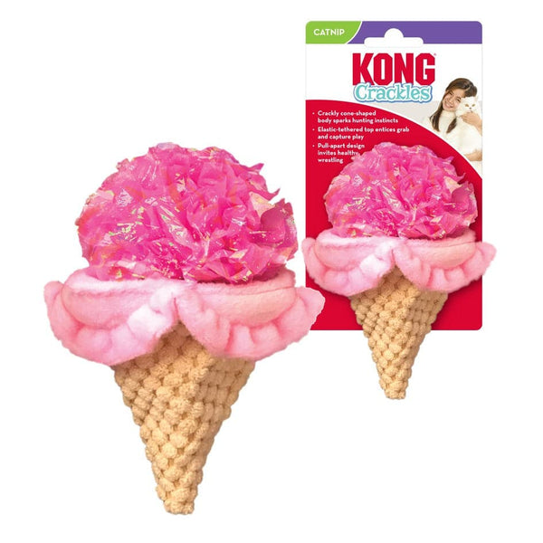 Kong Crackles Scoopz Cone Cat Toy