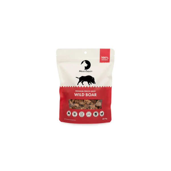 Meaty Treaty Freeze-Dried Wild Boar 70g