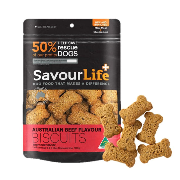 SavourLife Beef Flavour Biscuits 500g