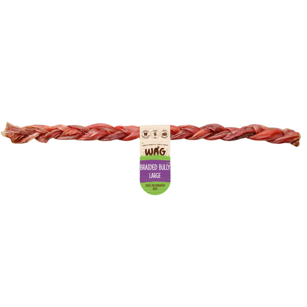 WAG Braided Bully Stick Large