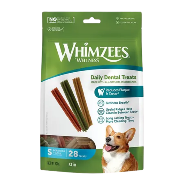 WHIMZEES Stix S Value Bag 28 Pack